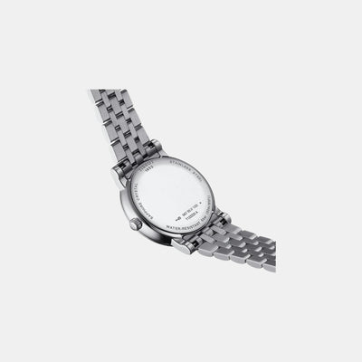 Carson Women Quartz Silver Dial Analog Stainless Steel Watch T1222231103300