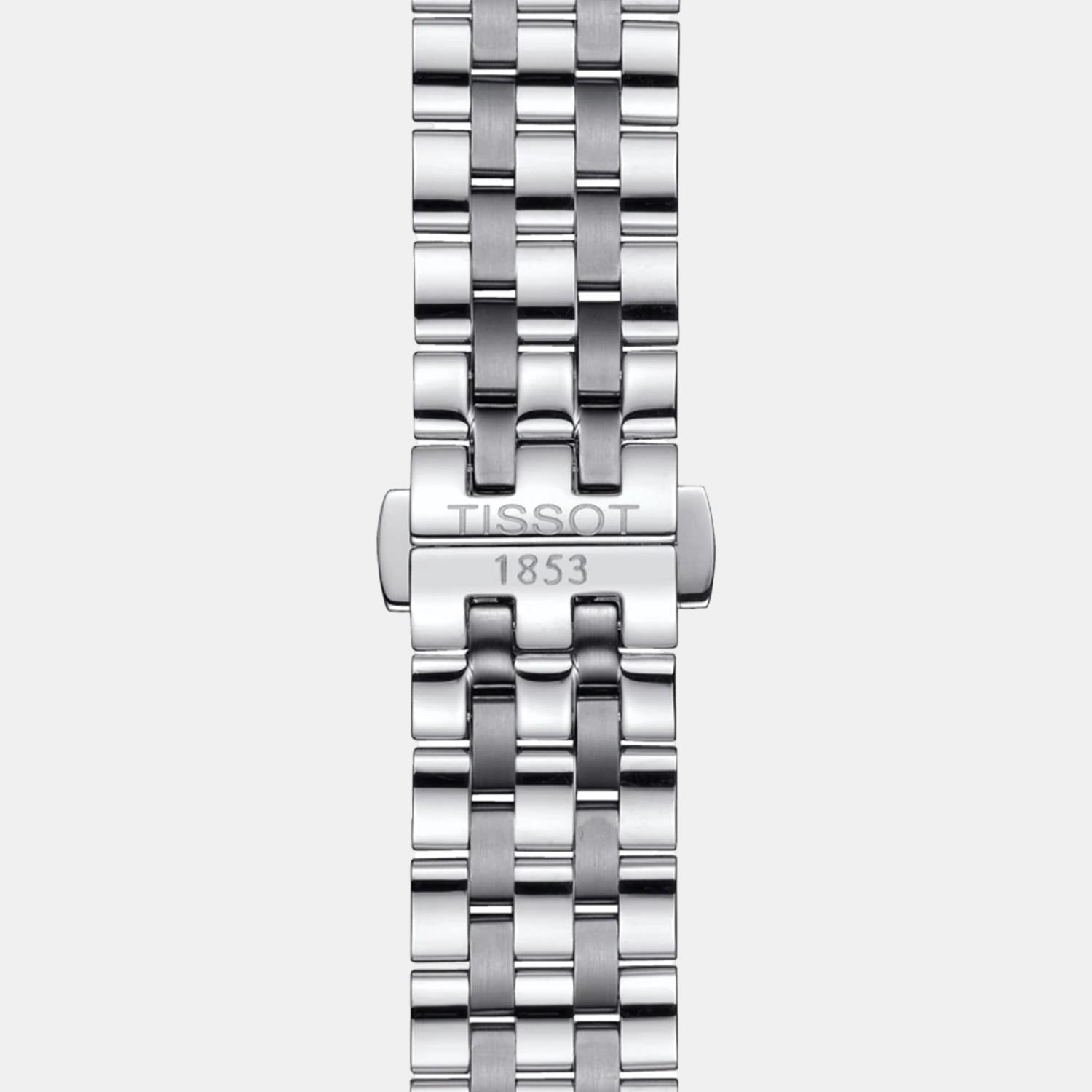 Carson Men Automatic Silver Dial Analog Stainless Steel Watch T1224071103100