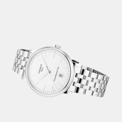 Carson Men Automatic Silver Dial Analog Stainless Steel Watch T1224071103100