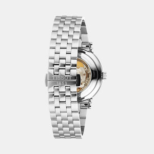 Carson Men Automatic Silver Dial Analog Stainless Steel Watch T1224071103100