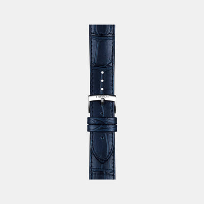 Carson Premium Men Automatic Blue Dial Analog Leather Watch T1224071604300