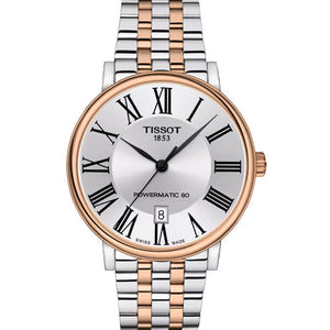 Tissot T-Classic Carson Premium Powermatic 80 Silver Dial Men 40mm T1224072203300
