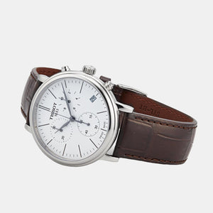 Carson Men Chronograph Leather Watch T1224171601100