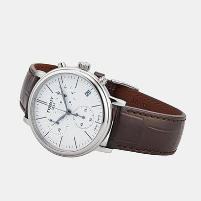 Carson Men Chronograph Leather Watch T1224171601100