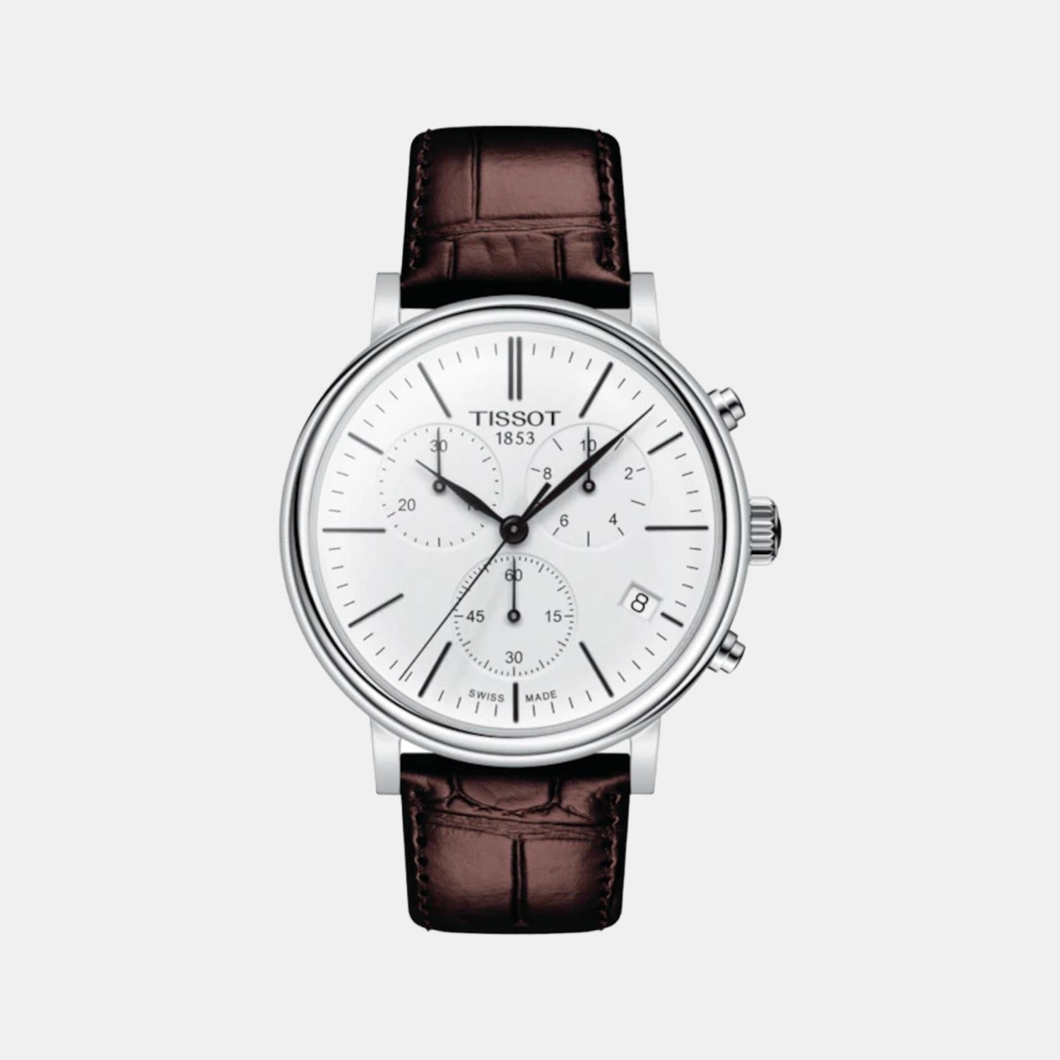 Carson Men Chronograph Leather Watch T1224171601100