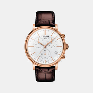 Carson Men Chronograph Leather Watch T1224173601100