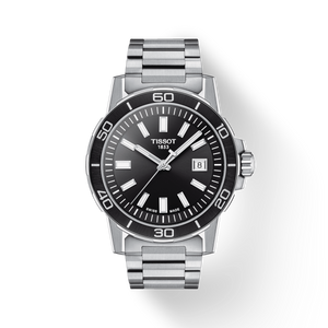 Tissot T-Sport Black Dial Men 44mm
