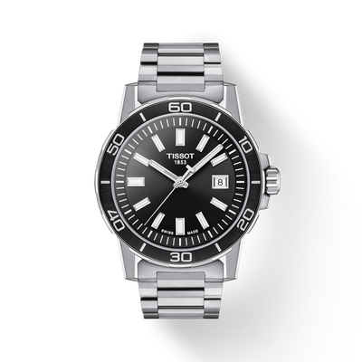 Tissot T-Sport Black Dial Men 44mm
