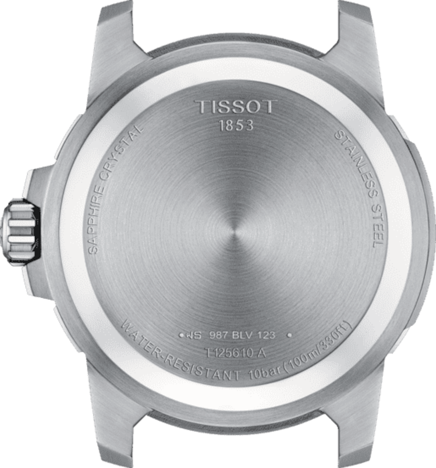 Tissot T-Sport Black Dial Men 44mm