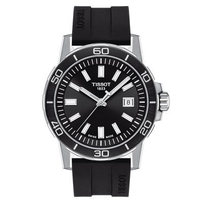 Tissot T-Sport Black Dial Men 44mm