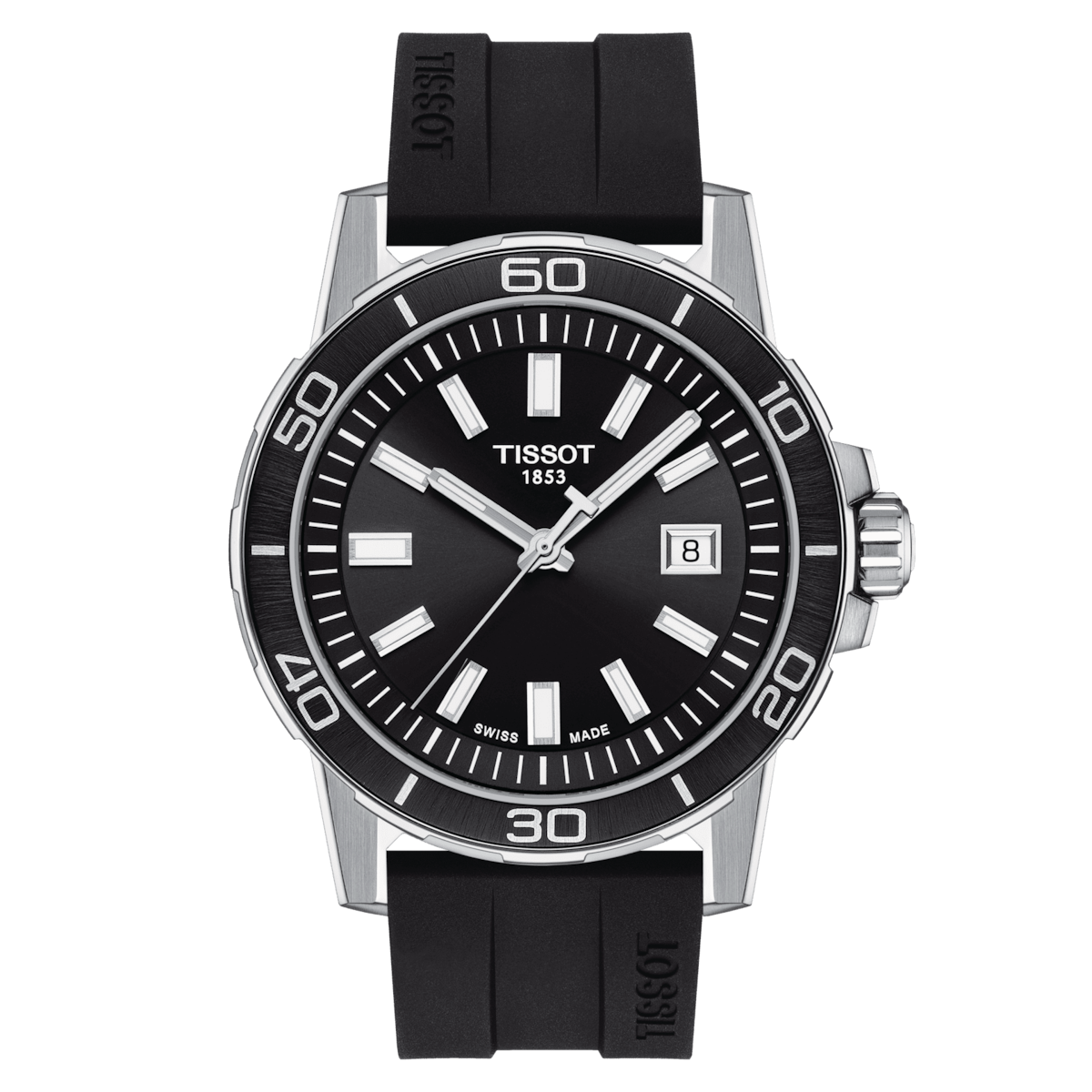 Tissot T-Sport Black Dial Men 44mm
