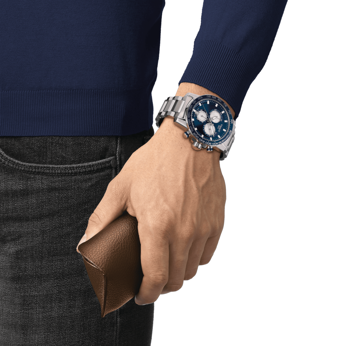 Tissot T-Sport Blue Dial Men 45.5mm