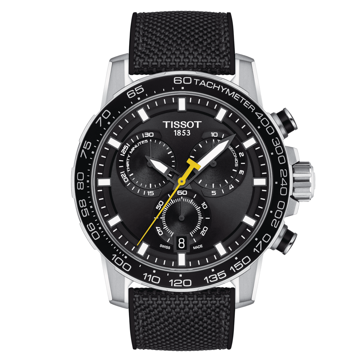 Tissot T-Sport Black Dial Men 45.5mm