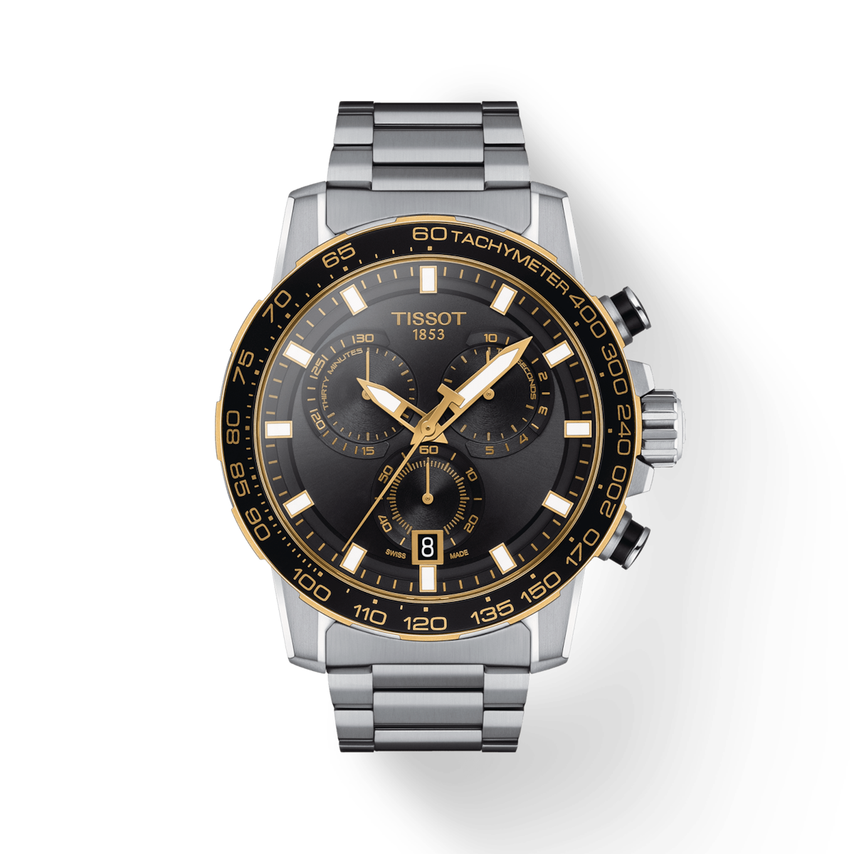 Tissot T-Sport Black Dial Men 45.5mm