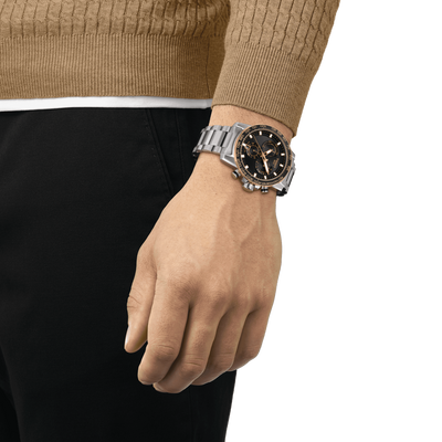 Tissot T-Sport Black Dial Men 45.5mm