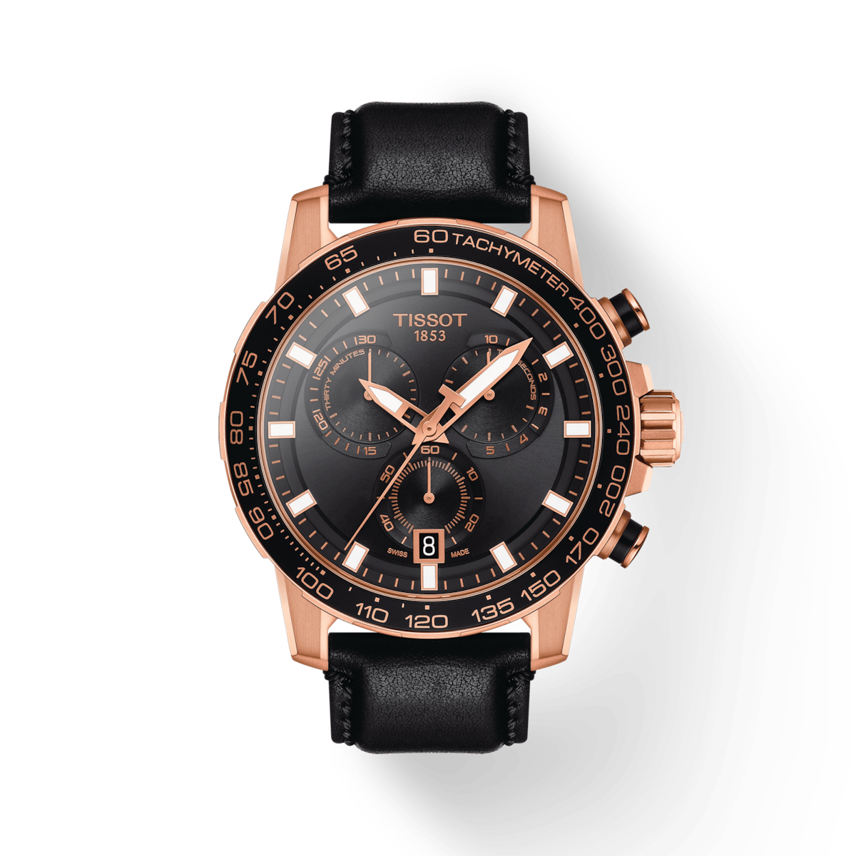 Tissot T-Sport Black Dial Men 45.5mm