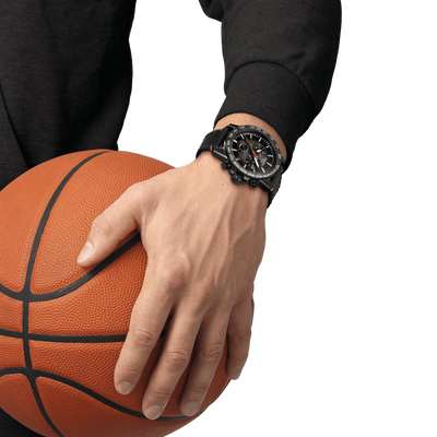 Tissot T-Sport Graded Grey & Black Dial Men 45.5mm