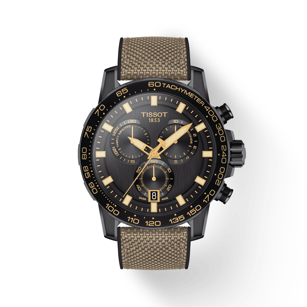 Tissot T-Sport Black Dial Men 45.5mm