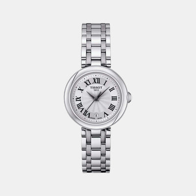 Bellissima Women Quartz White Dial Analog Stainless Steel Watch T1260101101300