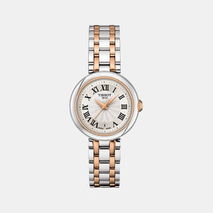 Bellissima Women Quartz White Dial Analog Stainless Steel Watch T1260102201301
