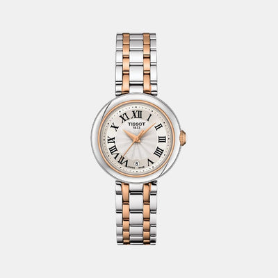 Bellissima Women Quartz White Dial Analog Stainless Steel Watch T1260102201301