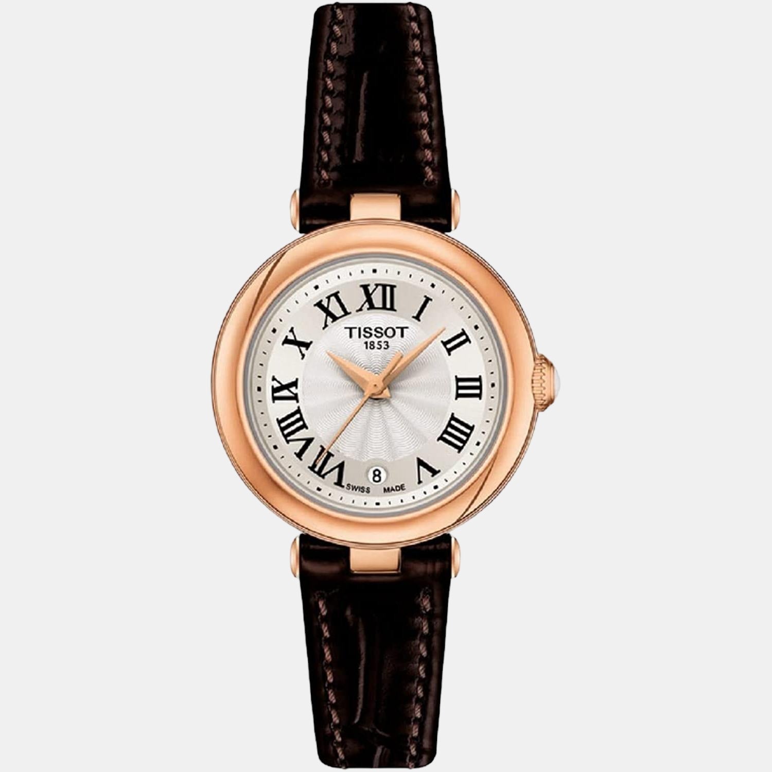 Bellissima Women Quartz White Dial Analog Leather Watch T1260103601300