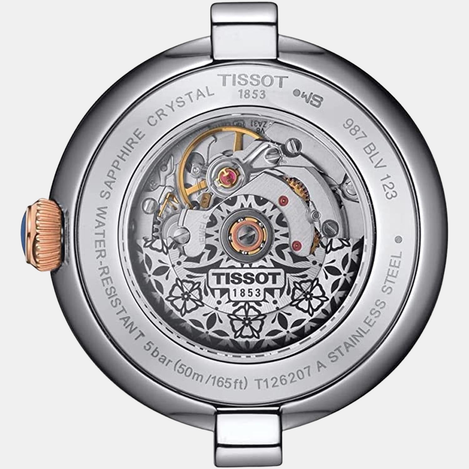 Bellissima Women Automatic White Dial Analog Stainless Steel Watch T1262072201300