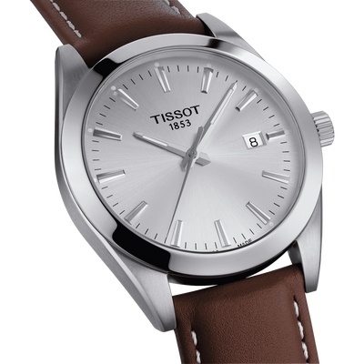 Tissot T-Classic Silver Dial Men 40mm