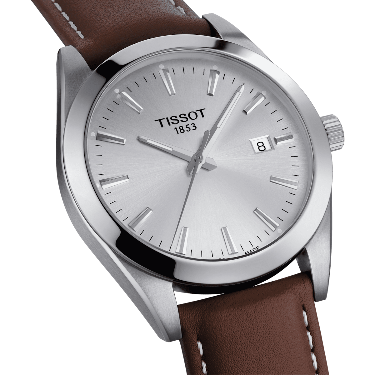 Tissot T-Classic Silver Dial Men 40mm