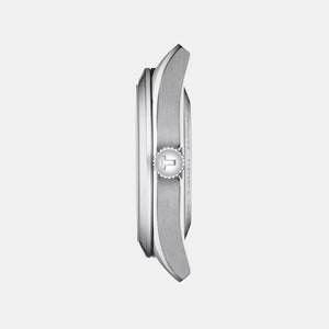 Gentleman Men Automatic Black Dial Analog Stainless Steel Watch T1274071105100