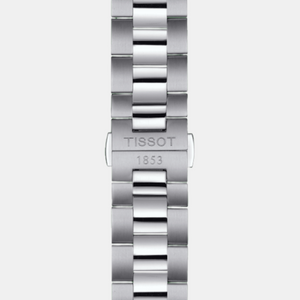 Gentleman Open Heat Men Automatic Rhodium Dial Analog Stainless Steel Watch T1274071108100