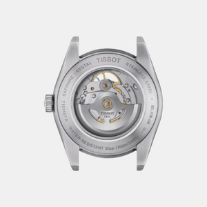 Gentleman Open Heat Men Automatic Rhodium Dial Analog Stainless Steel Watch T1274071108100