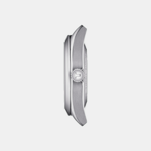 Gentleman Open Heat Men Automatic Rhodium Dial Analog Stainless Steel Watch T1274071108100