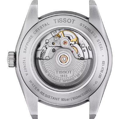 Tissot T-Classic Gentleman Powermatic 80 Silicium Black Dial Men 40mm T1274071605101