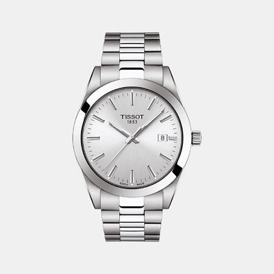 Gentleman Men Analog Stainless Steel Watch T1274101103100