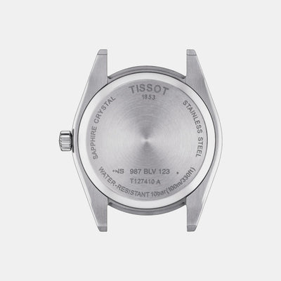 Gentleman Men Analog Leather Watch T1274101603100