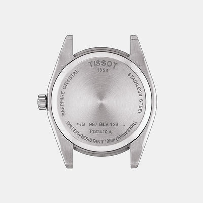 Gentleman Men Analog Leather Watch T1274101604100