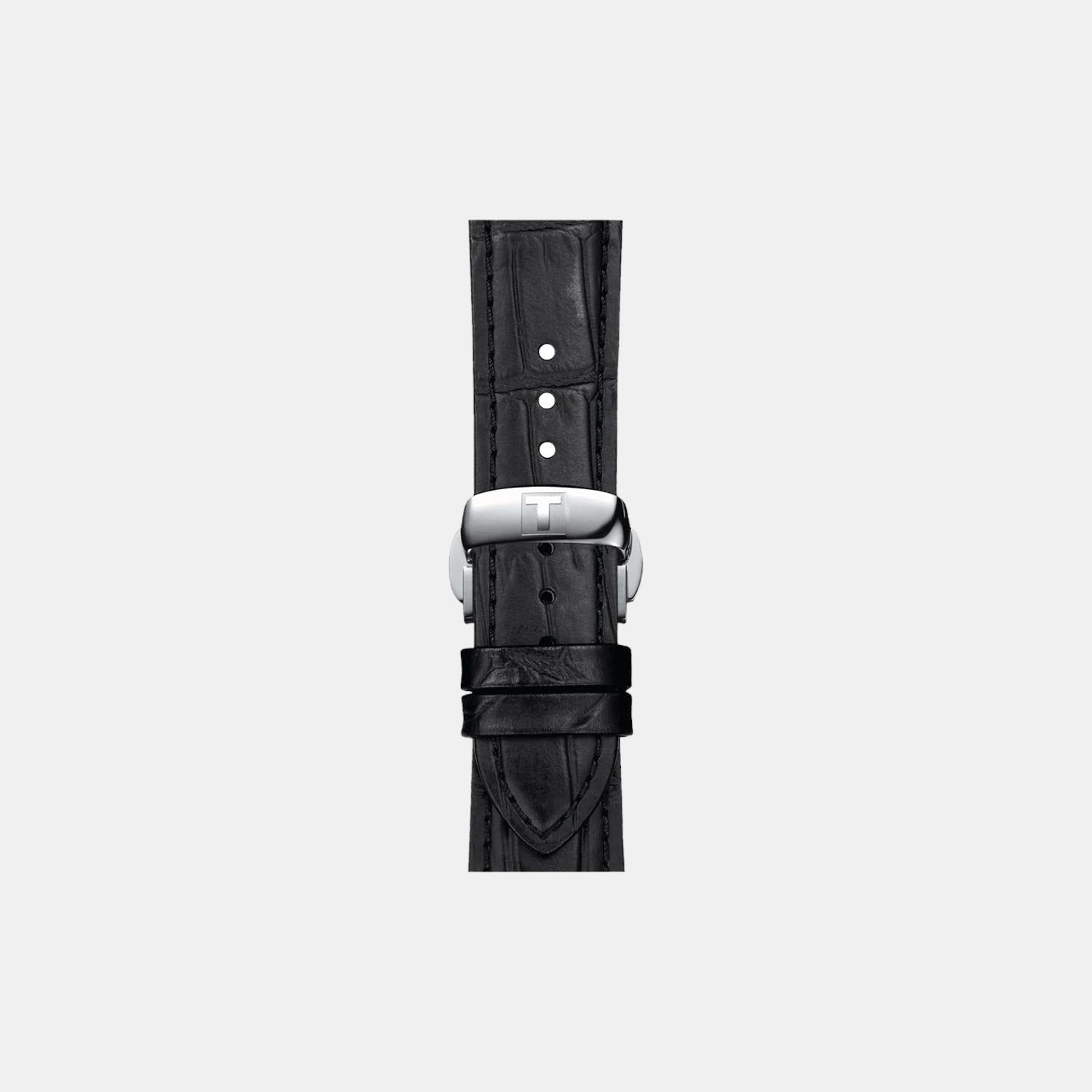 Gentleman Men Analog Leather Watch T1274101604101