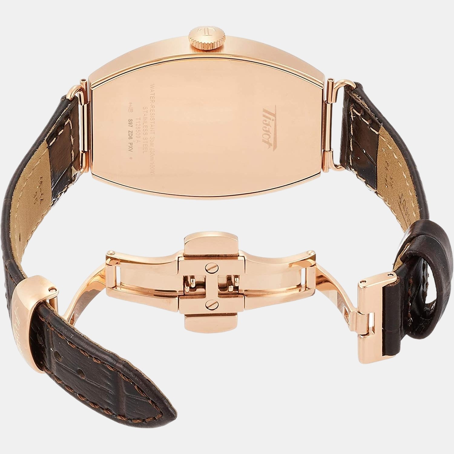 Gentleman Women Analog Leather Watch T1285093603200
