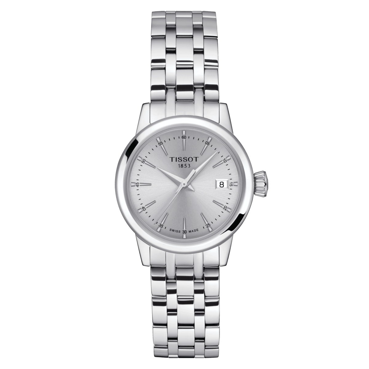 Tissot T-Classic Silver Dial Women 28mm