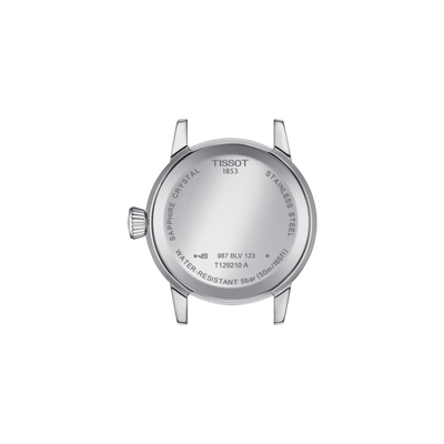 Tissot T-Classic Silver Dial Women 28mm