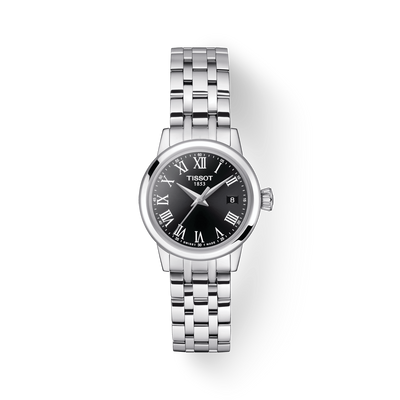 Tissot T-Classic Black Dial Women 28mm