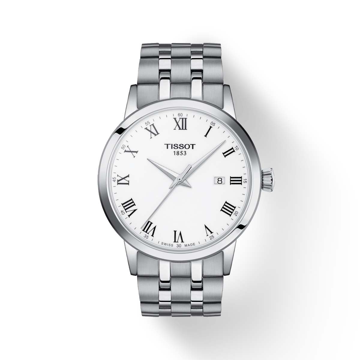 Tissot T-Classic White Dial Men 42mm