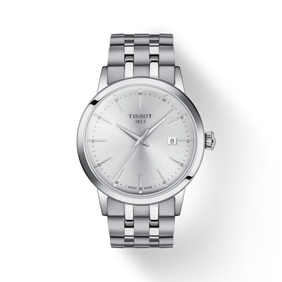 Tissot T-Classic Silver Dial Men 42mm