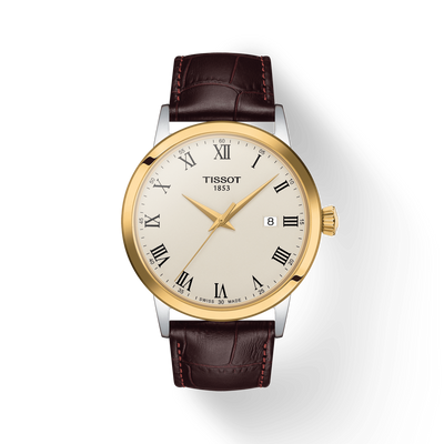 Tissot T-Classic Ivory Dial Men 42mm