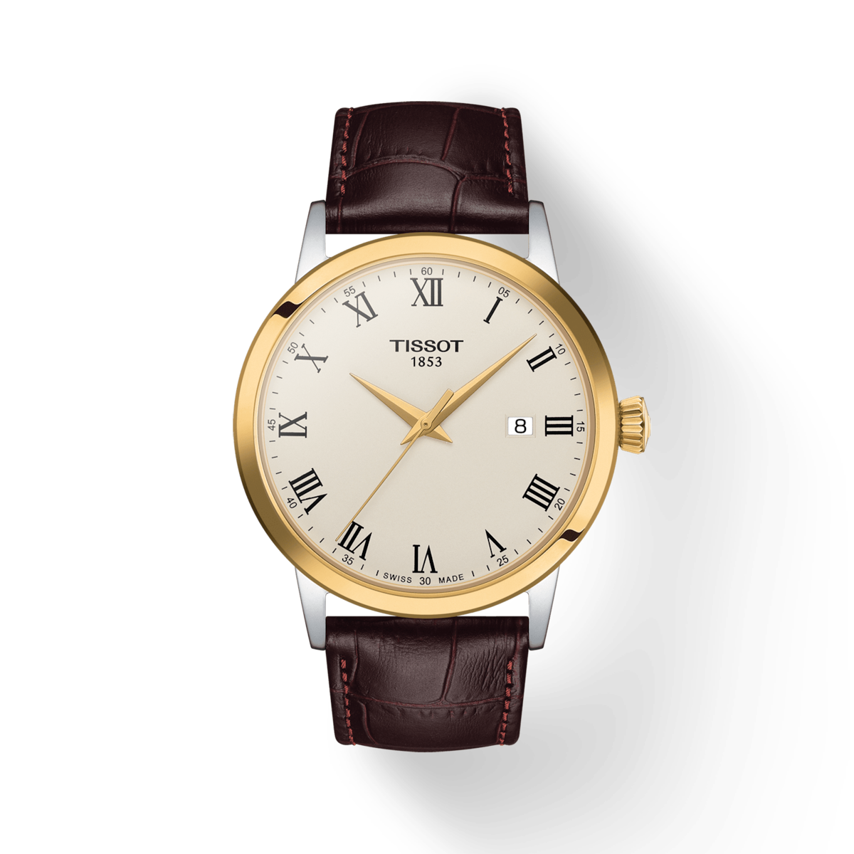 Tissot T-Classic Ivory Dial Men 42mm