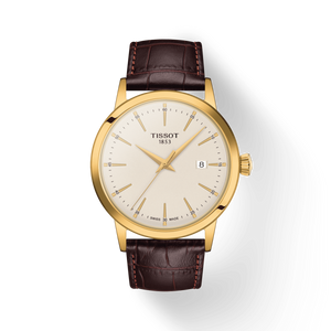 Tissot T-Classic Ivory Dial Men 42mm