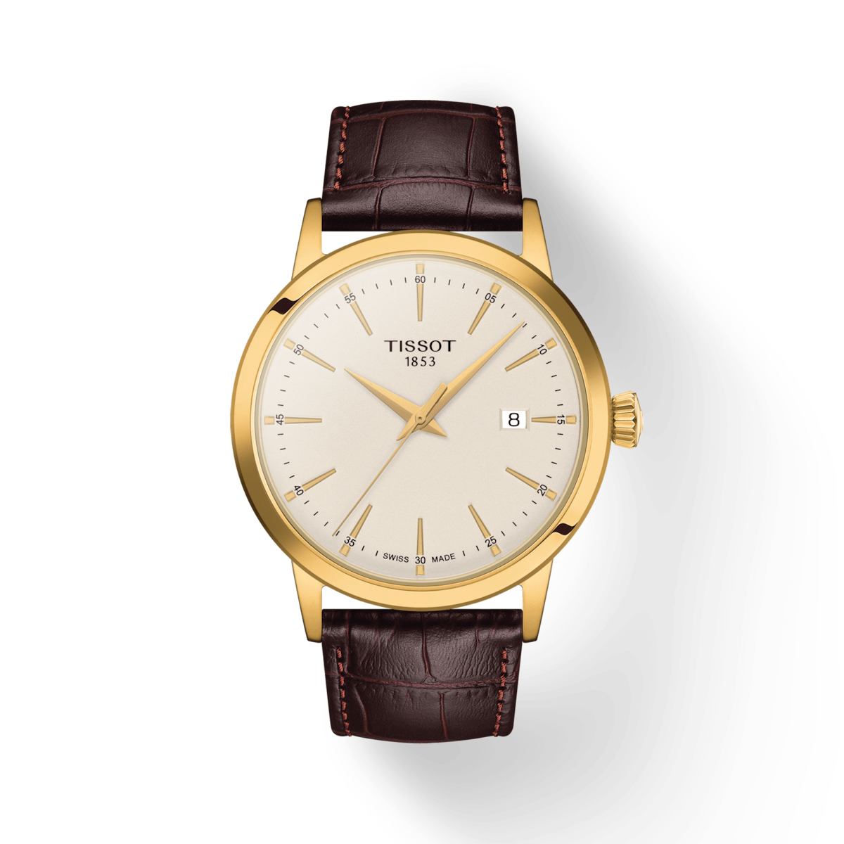 Tissot T-Classic Ivory Dial Men 42mm