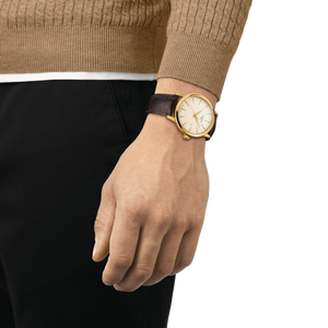 Tissot T-Classic Ivory Dial Men 42mm