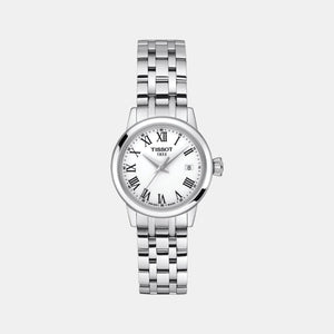 Classic Dream Women Quartz White Dial Analog Stainless Steel Watch T1292101101300